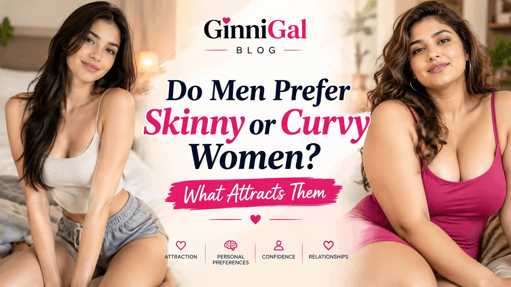 Skinny curvy women